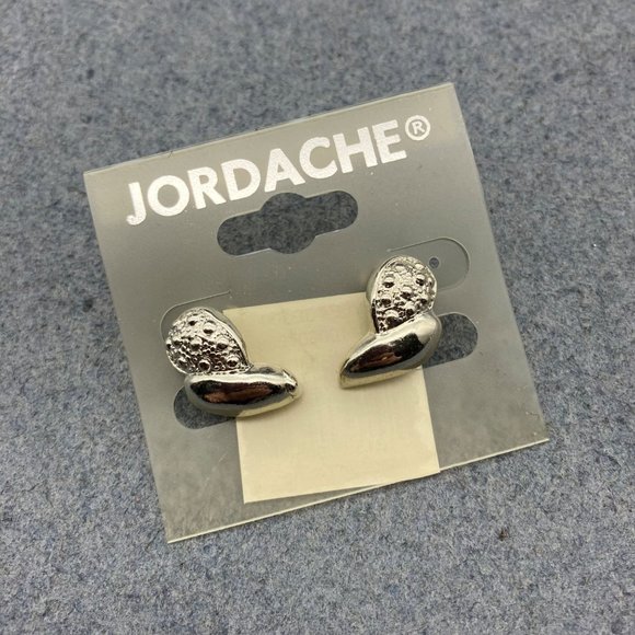 Jordache Pierced Earrings Silver Stud Dotted Minimalist Cactus Soft Girl BoHo - Picture 2 of 6